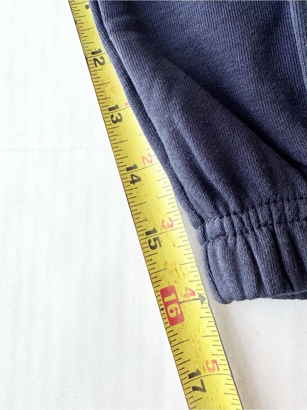Organic Cotton Sweatpants / Joggers In Navy blue with Piping NWT